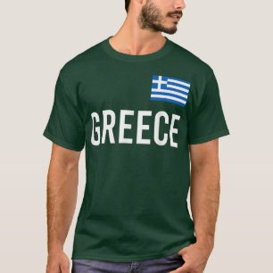 Griekenland Vrouwen Mannen Kinder Griekenland Vlag T-shirt