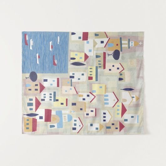 Griekenland Wandkleed (Voorkant (horizontaal))