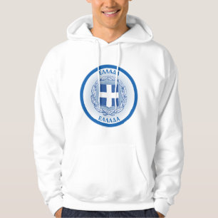 Griekenland Wapen Cirkelvorm  Hoodie