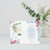 Griekenland Wedding Weekend Welkom Digitaal Kaart (Staand voorkant)