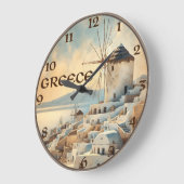 Griekenland Windmolens van Mykonos Grote Klok (Hoek)