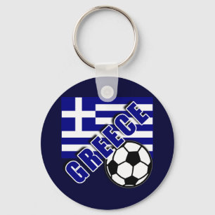 GRIEKENLAND World Soccer Fan Tshirts Sleutelhanger
