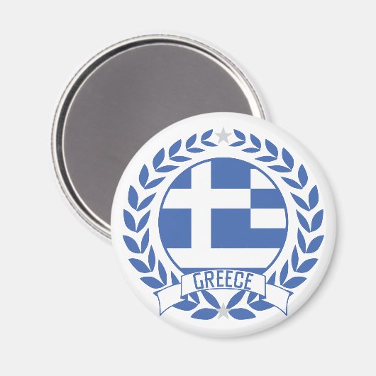 Griekenland Wreath Magneet (Voorkant / Achterkant)