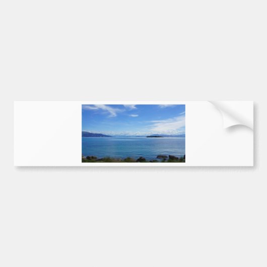 griekenland zee bumpersticker (Voorkant)