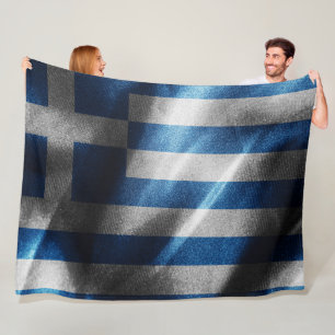 Griekenland zijde vlag fleece deken