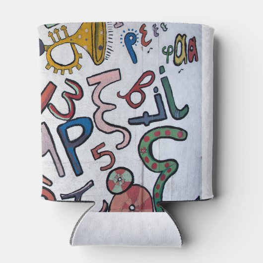 Grieks alfabet blikjeskoeler (Achterkant)