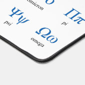 Grieks alfabet bureaumat (Hoek)