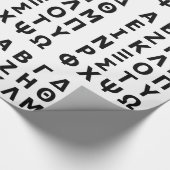 Grieks alfabet cadeaupapier (Hoek)