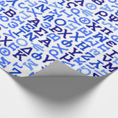 Grieks alfabet cadeaupapier (Hoek)