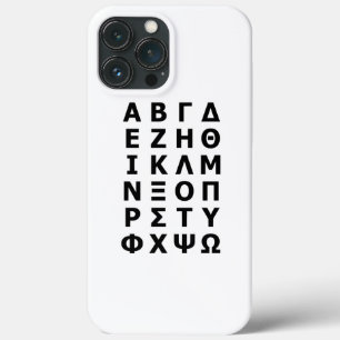 Grieks alfabet Case-Mate iPhone case