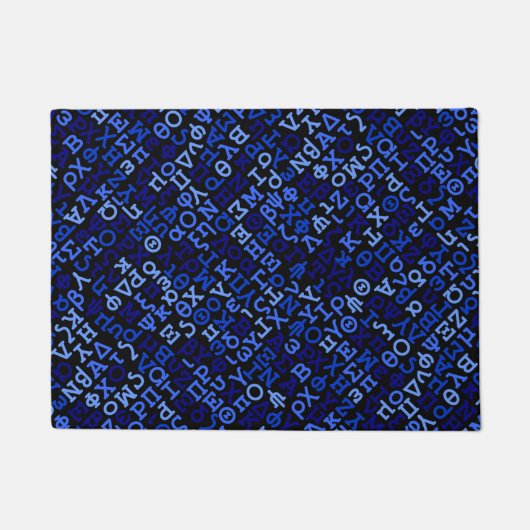 Grieks alfabet deurmat (Voorkant)
