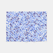 Grieks alfabet fleece deken (Voorkant (Horizontaal))