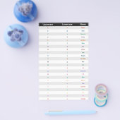 Grieks alfabet | Griekse taalflyers Flyer (Enkel)