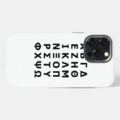 Grieks Alfabet iPhone Hoesje (Achterkant horizontaal)
