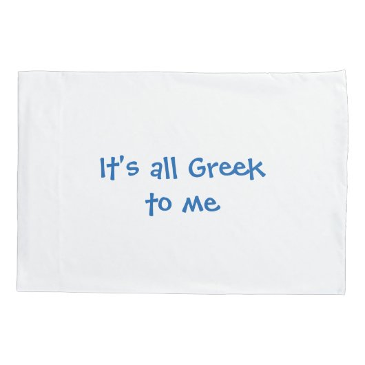 Grieks alfabet kussensloop (Achterkant)