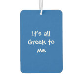 Grieks alfabet luchtverfrisser (Achterkant)