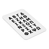 Grieks alfabet magneet (Rechterzijde)