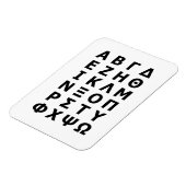 Grieks alfabet magneet (Linkerzijde)