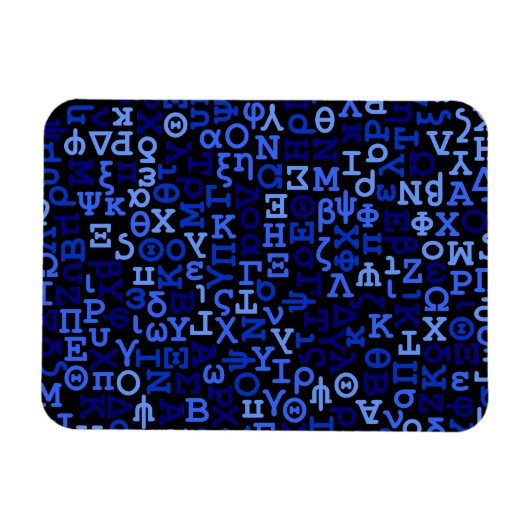 Grieks alfabet magneet (Horizontaal)