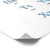 Grieks Alfabet Narrow - Verticaal Poster (Hoek)