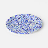 Grieks alfabet papieren bordje (Gekanteld)