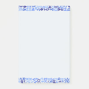 Grieks alfabet post-it® notes