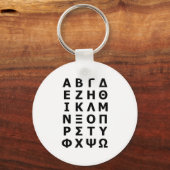 Grieks alfabet sleutelhanger (Voorkant)