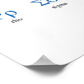 Grieks Alfabet Smal Horizontaal Poster (Hoek)