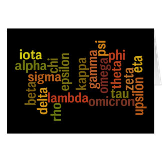 Grieks alfabet (Word Cloud)