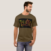 Grieks alfabet (Word Cloud) T-shirt (Voorkant volledig)