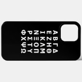 Grieks Alphabet Hoesje-Mate iPhone Case (Achterkant (horizontaal))