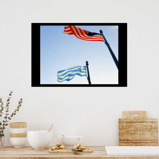 Grieks-Amerikaans Poster (Keuken)