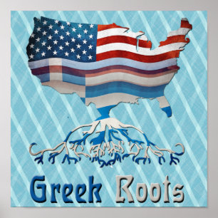 Grieks-Amerikaans Poster