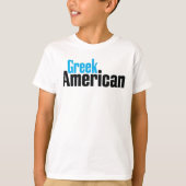 Grieks-Amerikaans T-shirt (Voorkant)