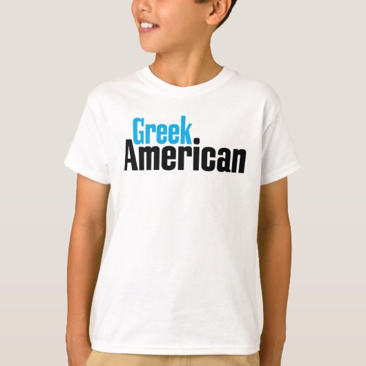 Grieks-Amerikaans T-shirt (Voorkant)