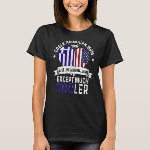 Grieks-Amerikaanse mam Moederdag Mama Country Grie T-shirt