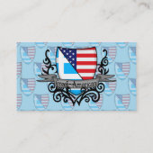 Grieks-Amerikaanse vlag Visitekaartje (Achterkant)