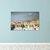 Grieks amfitheater 2 canvas afdruk (Insitu (Houten vloer))