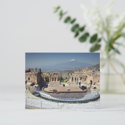 Grieks amfitheater 3 briefkaart (Staand voorkant)