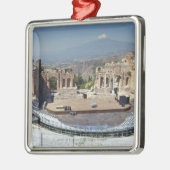 Grieks amfitheater 3 metalen ornament (Links)