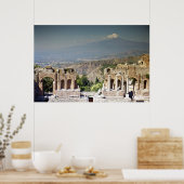 Grieks amfitheater 3 poster (Keuken)