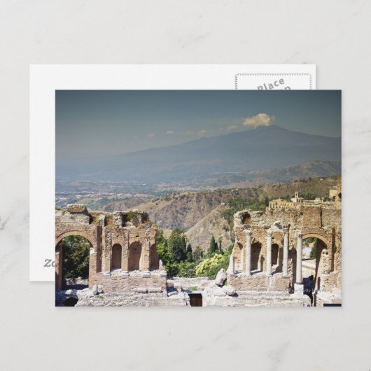 Grieks amfitheater briefkaart (Voorkant / Achterkant)