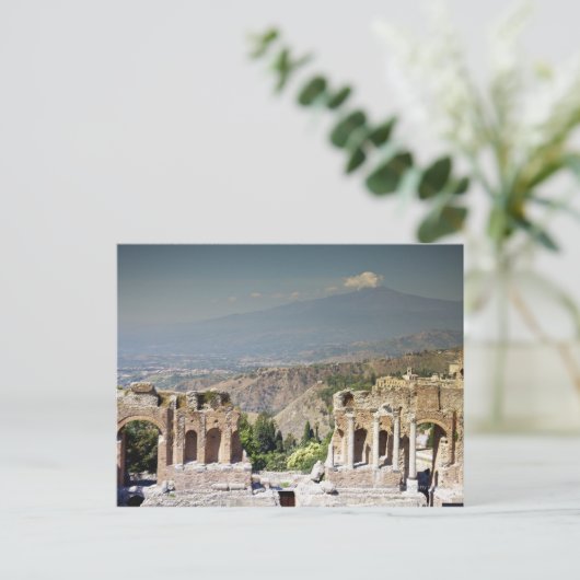 Grieks amfitheater briefkaart (Staand voorkant)