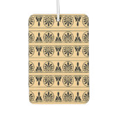 Grieks Arabesk mediterraan patroon bruin Luchtverfrisser (Voorkant)