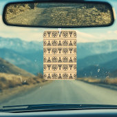 Grieks Arabesk mediterraan patroon bruin Luchtverfrisser