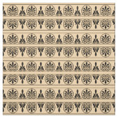 Grieks Arabesk mediterraan patroon bruin Stof (Swatch)