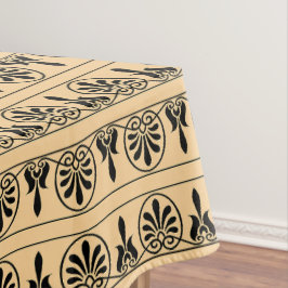 Grieks Arabesk mediterraan patroon bruin Tafelkleed