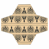 Grieks Arabesk mediterraan patroon bruin Voetbal (Enkel)