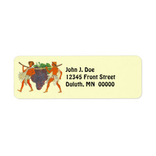 Grieks arts Toga Party Fun Return Address Label
