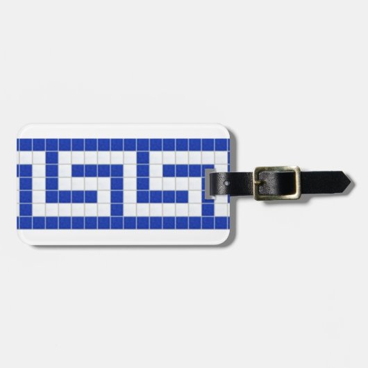 Grieks Bagagelabel (Voorkant horizontaal)
